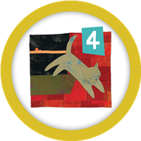 Painting with Cats Badge
